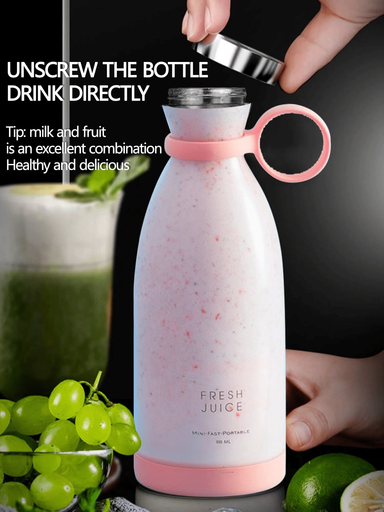 Portable  fresh juice blender Rechargable Milkshake Machine