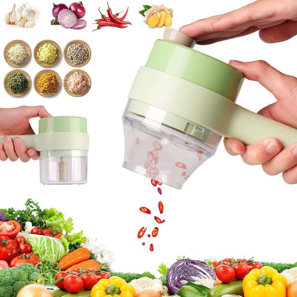 Electric Handheld Vegetable Cutter - Multifunctional Slicer
