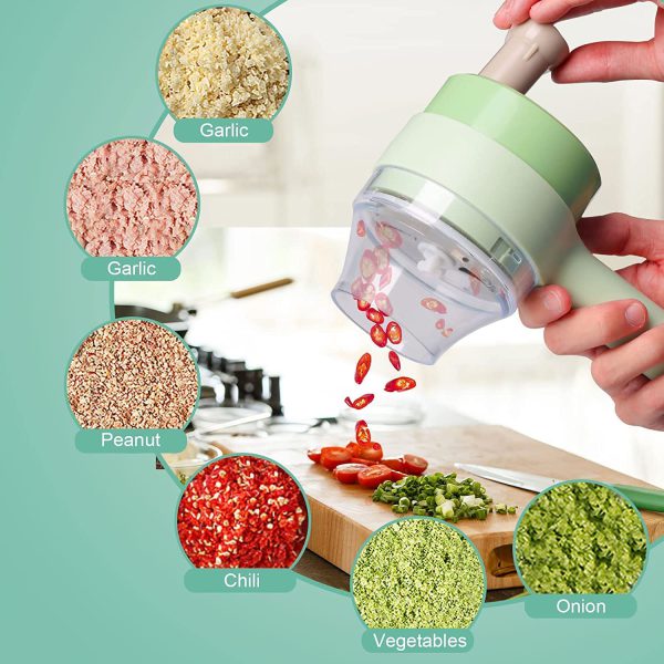 Electric Handheld Vegetable Cutter - Multifunctional Slicer