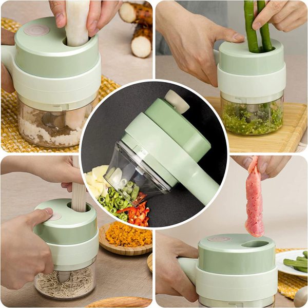 Electric Handheld Vegetable Cutter - Multifunctional Slicer